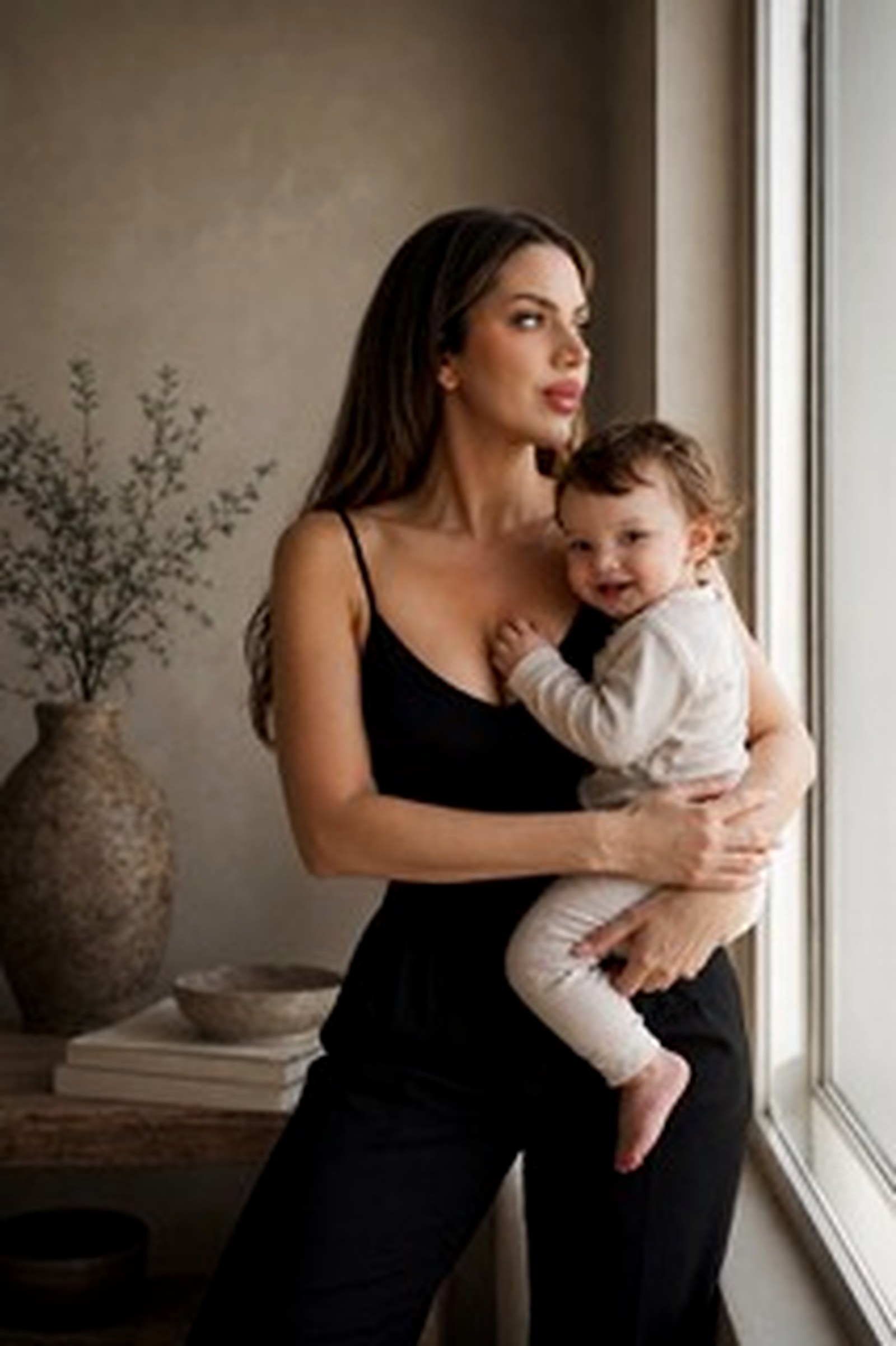 Andrea with her daughter